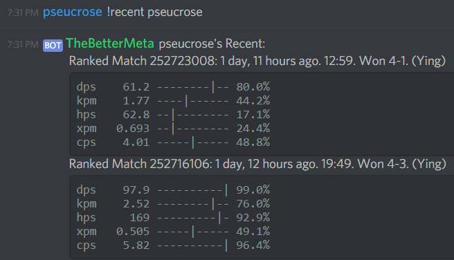 Add Game stats Discord Bot